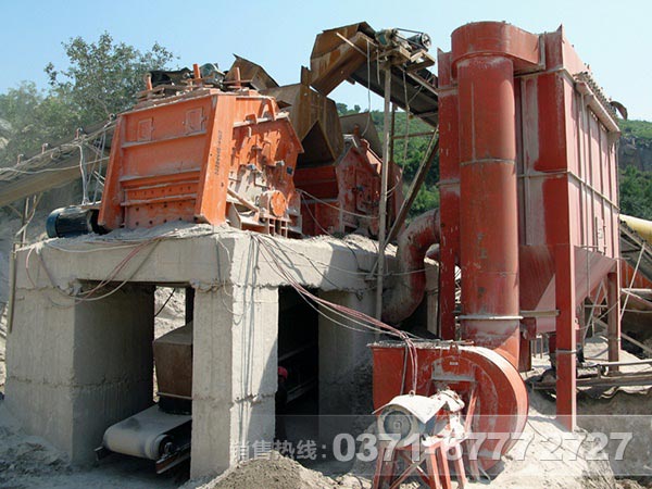 煤矸石反擊破破碎生產線