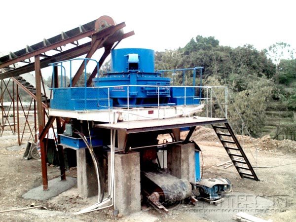 制砂機客戶現(xiàn)場