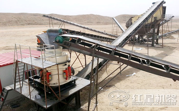 圓錐式破碎機客戶現場