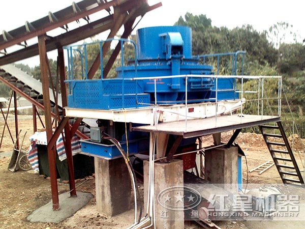 制砂機在制砂生產線上的運用