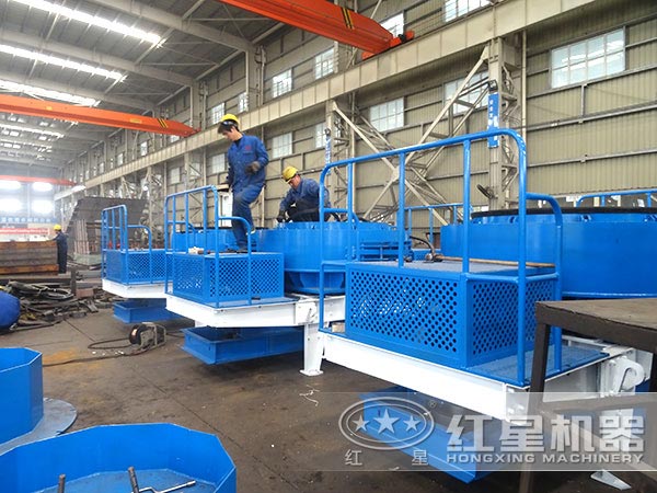 紅星制砂機廠家生產車間