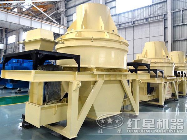 方解石制砂機側面