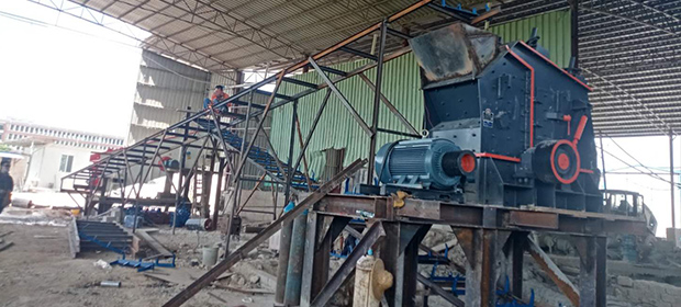 時產300-400噸破碎生產線