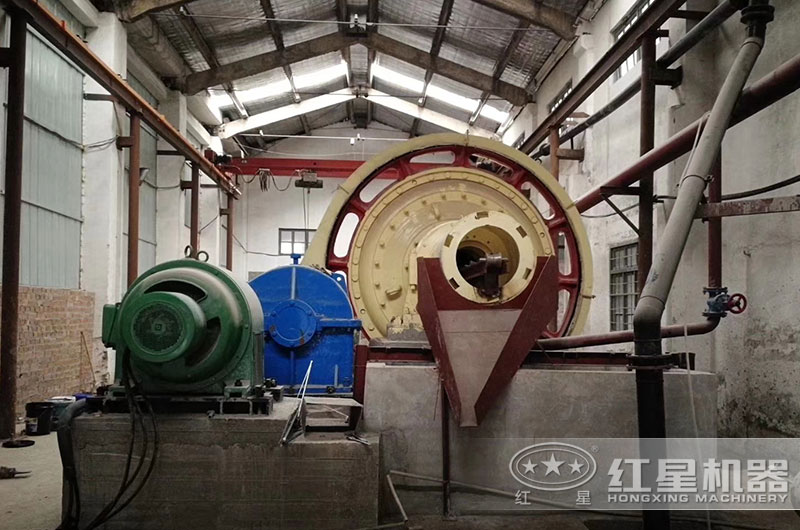 棒磨機制砂現場實拍