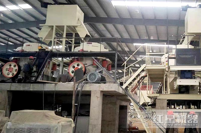 吉林制砂生產線現場一