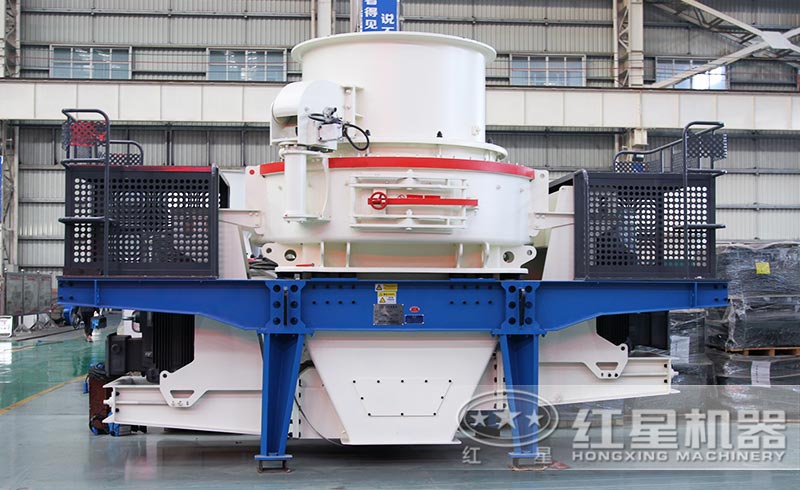 沖擊式制砂機現場實拍圖