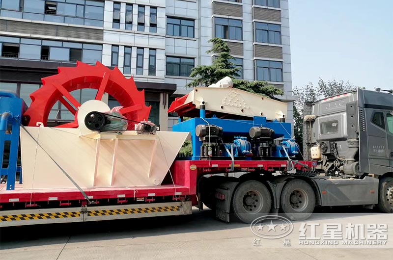 輪式洗沙細沙回收一體機發貨