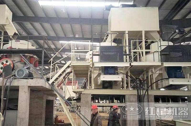 吉林制砂生產線現場二