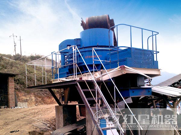干式制砂機現場