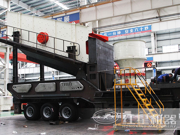 新型車載破石機