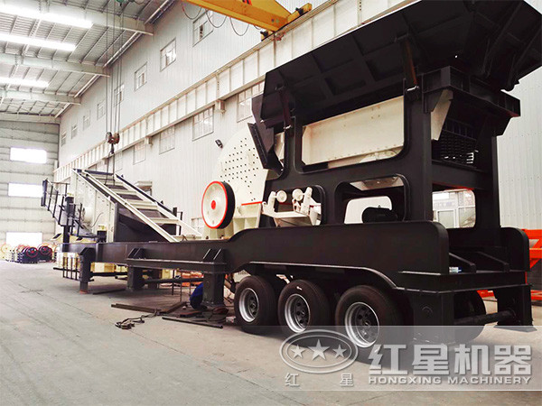 移動式破碎機車間