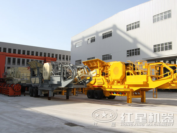 紅星機器移動河卵石打沙機生產廠家