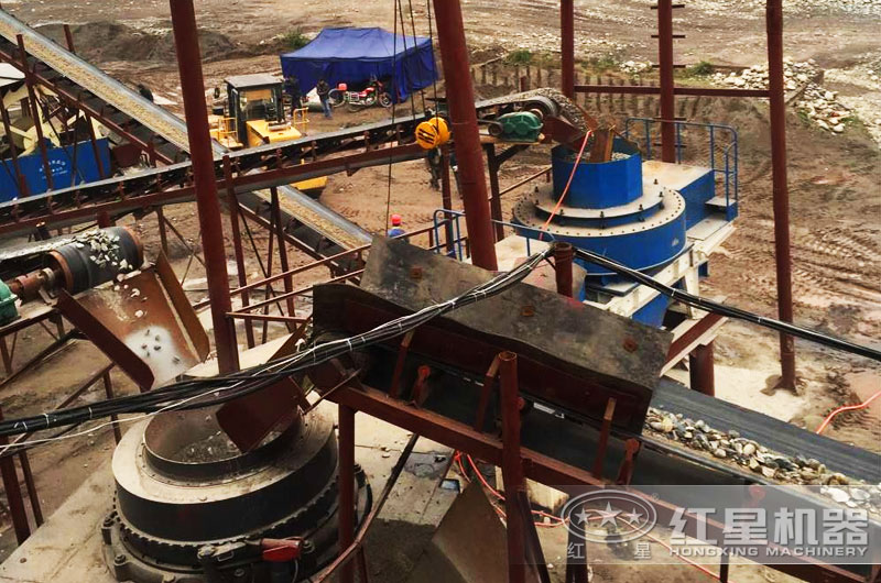 碎石機制砂客戶現場