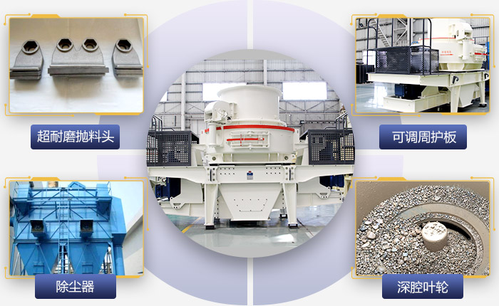 HVI沖擊式制砂、整形機(jī)搭配優(yōu)勢(shì)圖