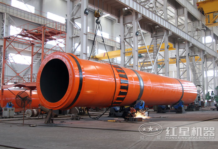 日出300噸煤泥烘干機車間生產圖