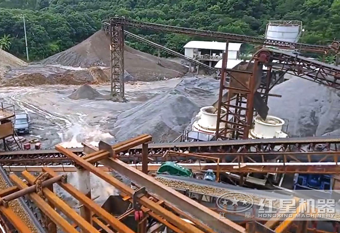 混凝土制砂機作業現場