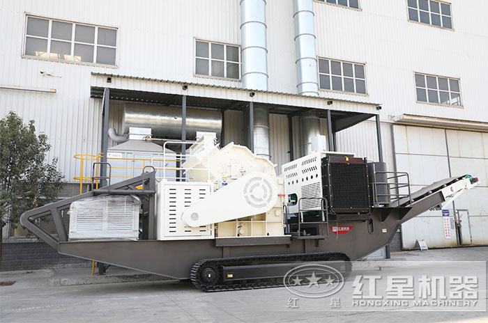 移動履帶一體式破碎機（配置細碎機）