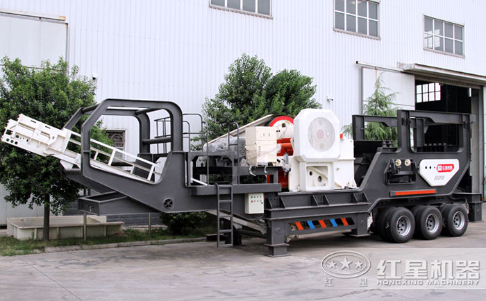 輪胎式移動破碎站設備