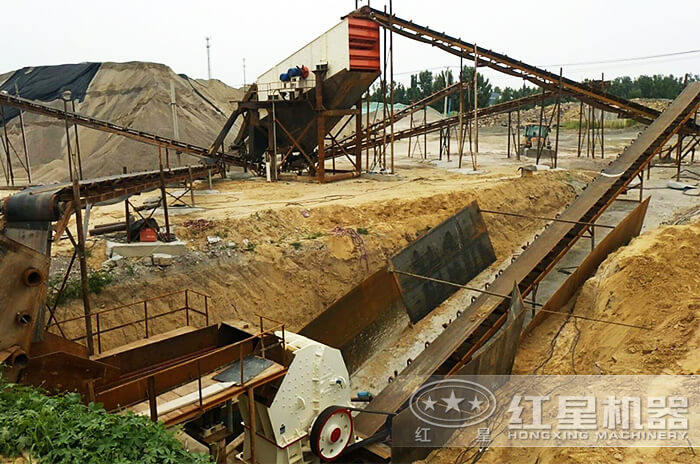 重錘式粉石頭機器生產線