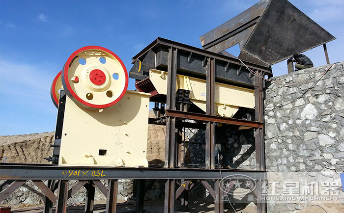 細顎破碎機客戶現場