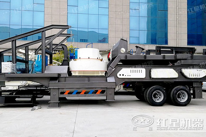 新型移動青石制砂機設備