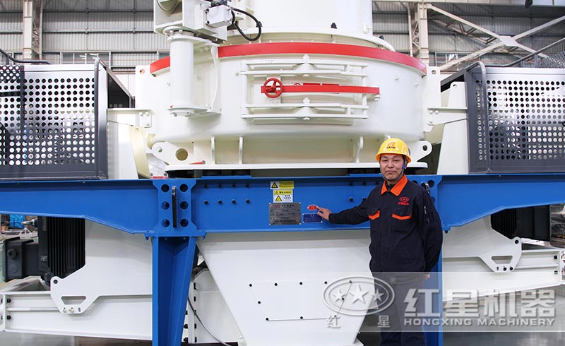 紅星石頭制砂機(jī)生產(chǎn)車間