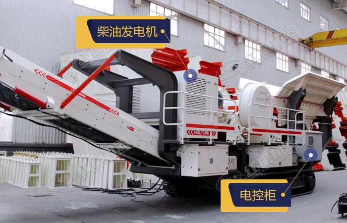 建筑垃圾處理設備配備的發電機組