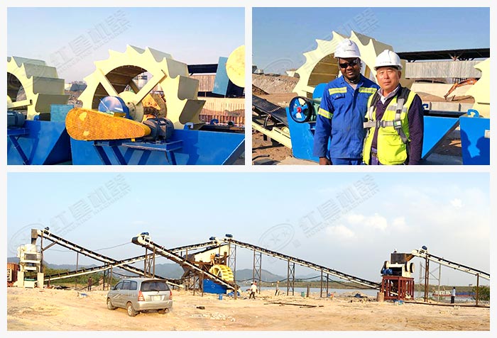 洗砂機客戶現場