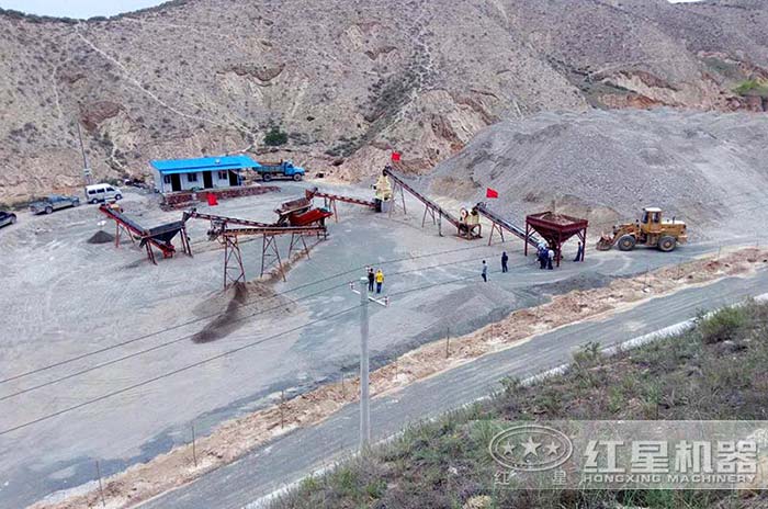 制砂設備綠色制砂現場