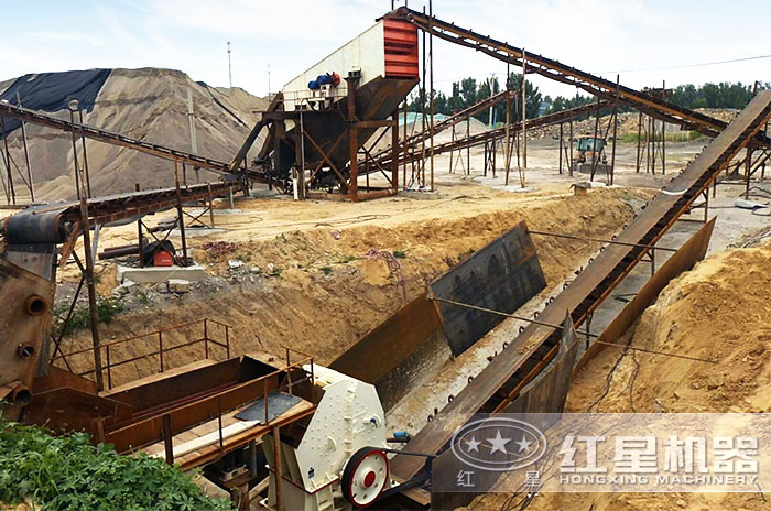 錘式破碎機可獨自撐起一條破碎生產線