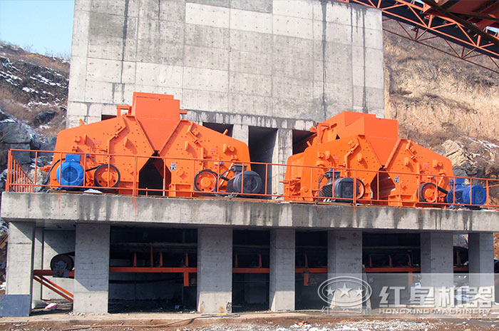 反擊式節能制砂機(客戶現場安裝調試)