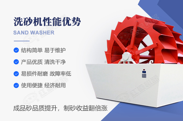 洗砂機優勢