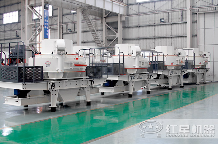 紅星機器石英制砂機生產車間