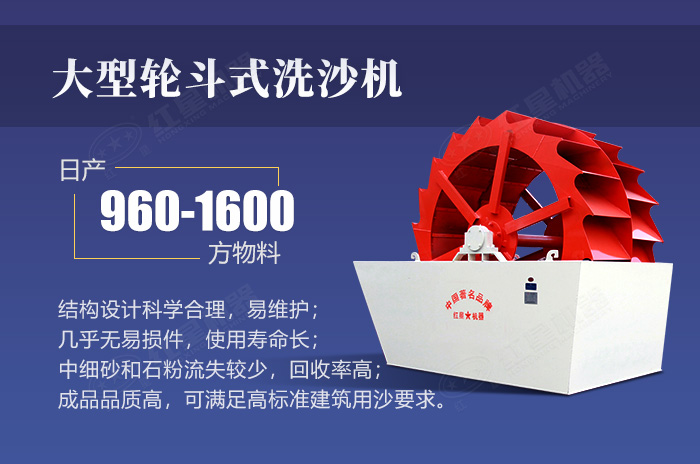 輪斗式洗砂機設備優勢展示