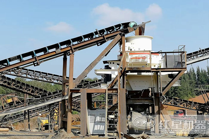 制砂機作業現場