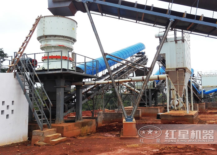 高硬物料加工現場