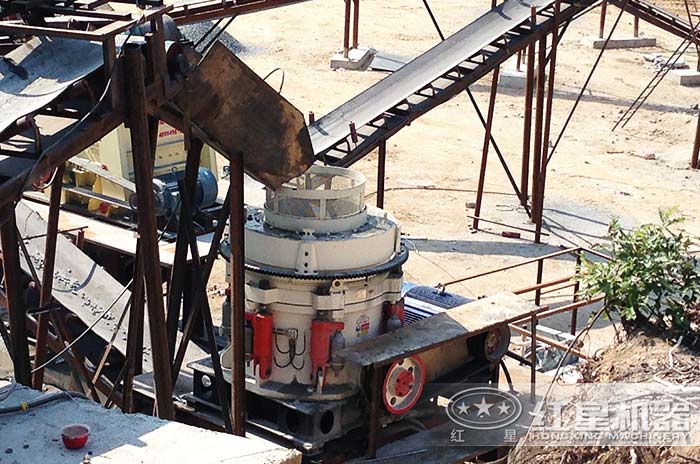 山西用戶圓錐破加工現場