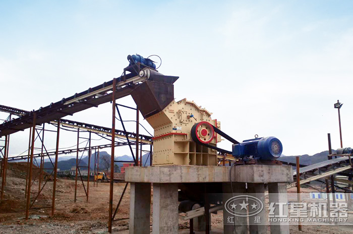 細碎機作業現場