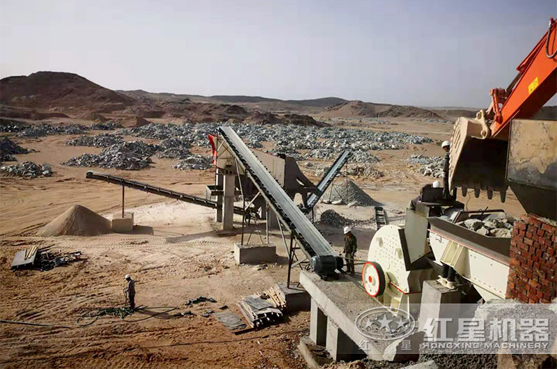 PCZ重錘式破碎機現場