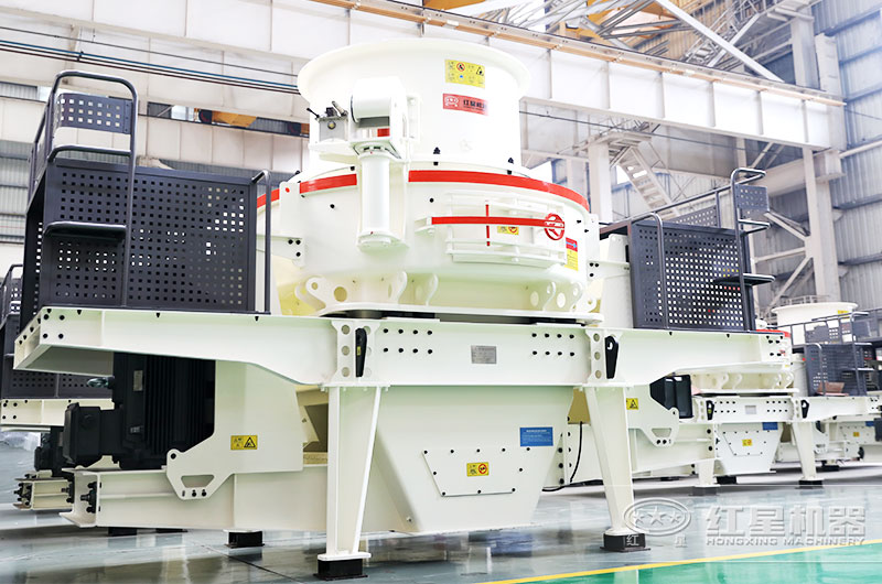 花崗巖制砂設(shè)備實拍圖