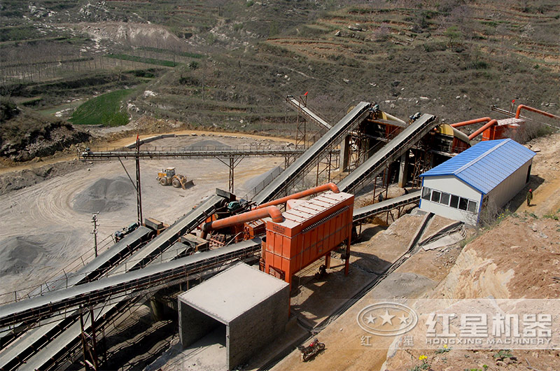 環保砂石料廠加除塵器