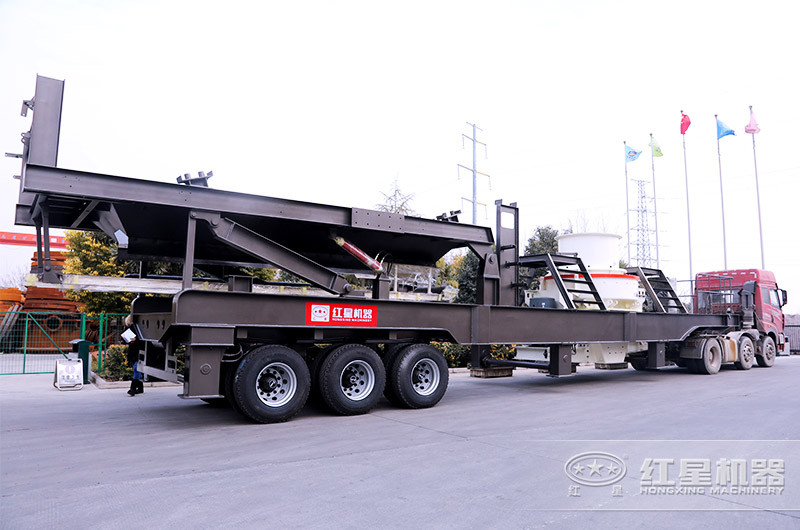 移動制砂設備發貨現場