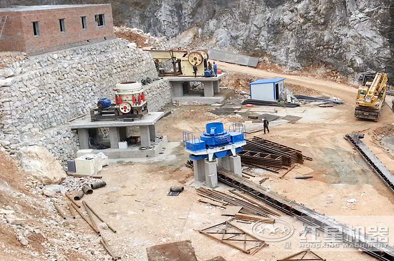 時產300噸的大型鵝卵石制砂機設備