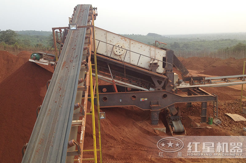 移動式制砂設備現場