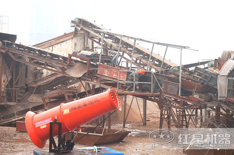 移動式制砂洗砂機生產現場