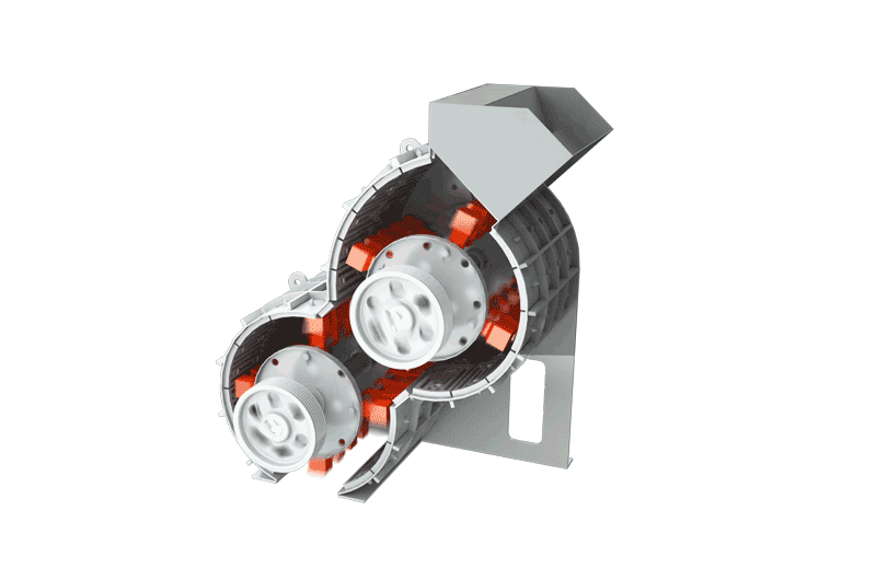 煤矸石雙級式破碎機設備原理