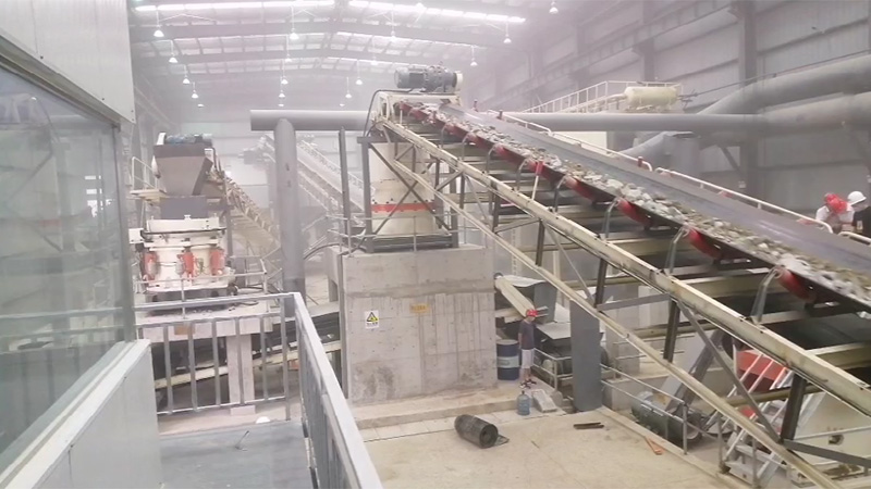 碎石設備生產現場