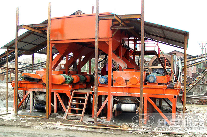 對輥破作業現場